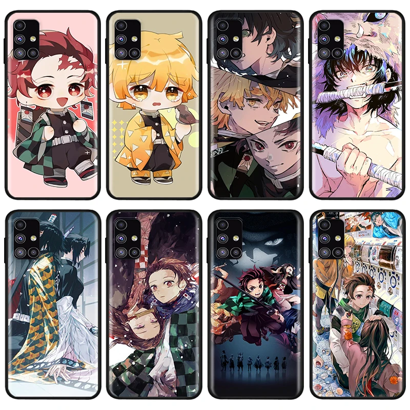 

Anime Demon Slayer For Samsung Note 20 Ultra 10 Pro Plus 8 9 M02 M31 S M60S M40 M30 M21 M20 M10 M62 M12 F52 Phone Case