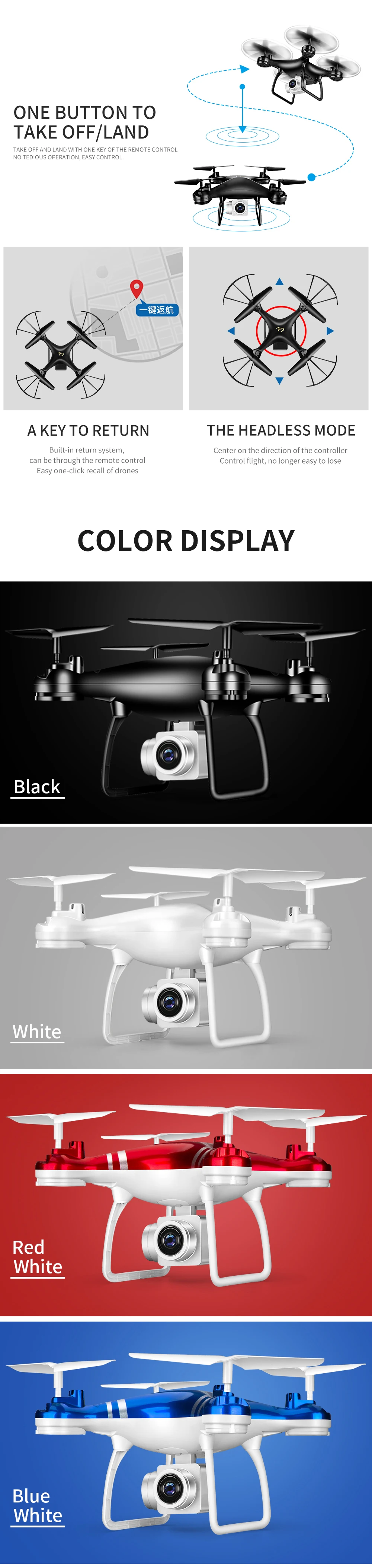 Новейший Радиоуправляемый Дрон Квадрокоптер с 1080P Wifi FPV Вертолет камеры 20 мин Летающий Профессиональный Дрон
