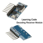 2 шт., радиочастотный приемник QIACHIP 433 МГц, модуль декодера кода обучения 433 МГц, беспроводной 4-канальный выход для пультов дистанционного управления, кодирование 1527 2262