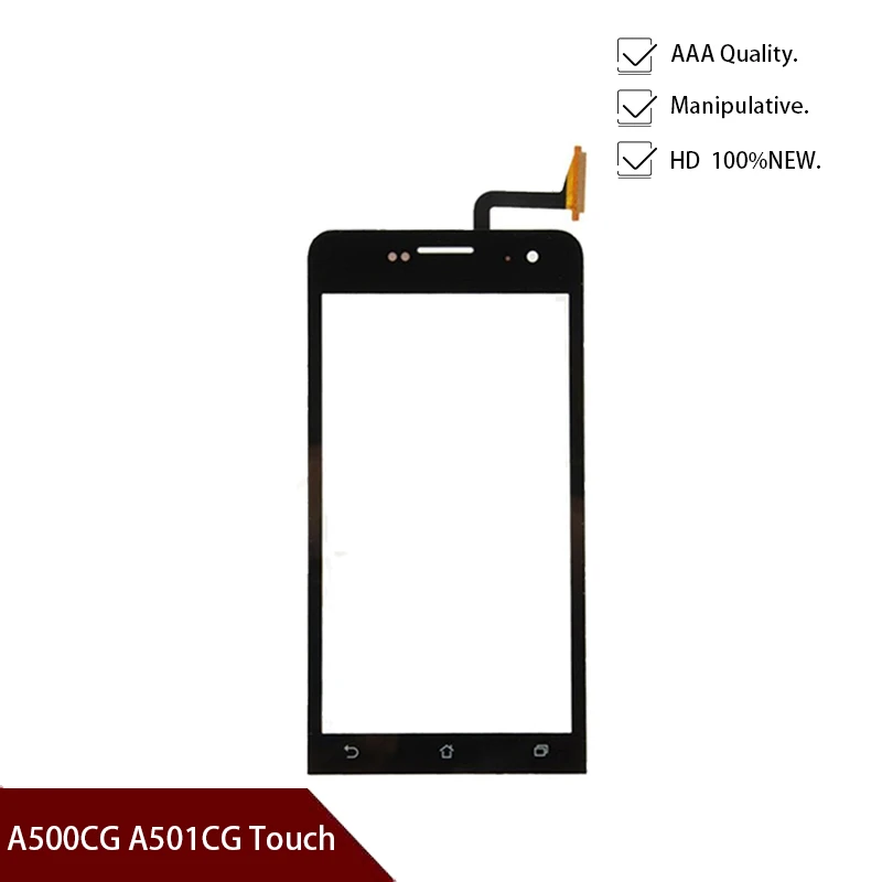 Сенсорный экран для Asus Zenfone 5 A500KL сенсорная панель A500CG A501CG переднее стекло сенсор 0