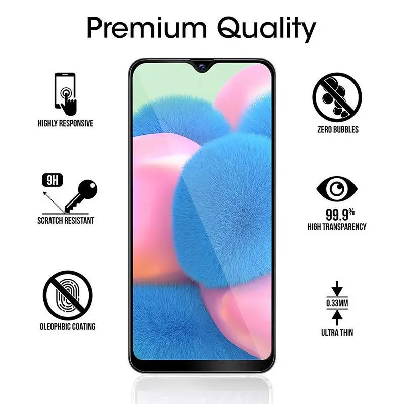 

2PCS for samsung a30s protective glass a30 A52 A72 galaxy A32 galaxya30s screen protector tempered glas sheet armor galaxya30s