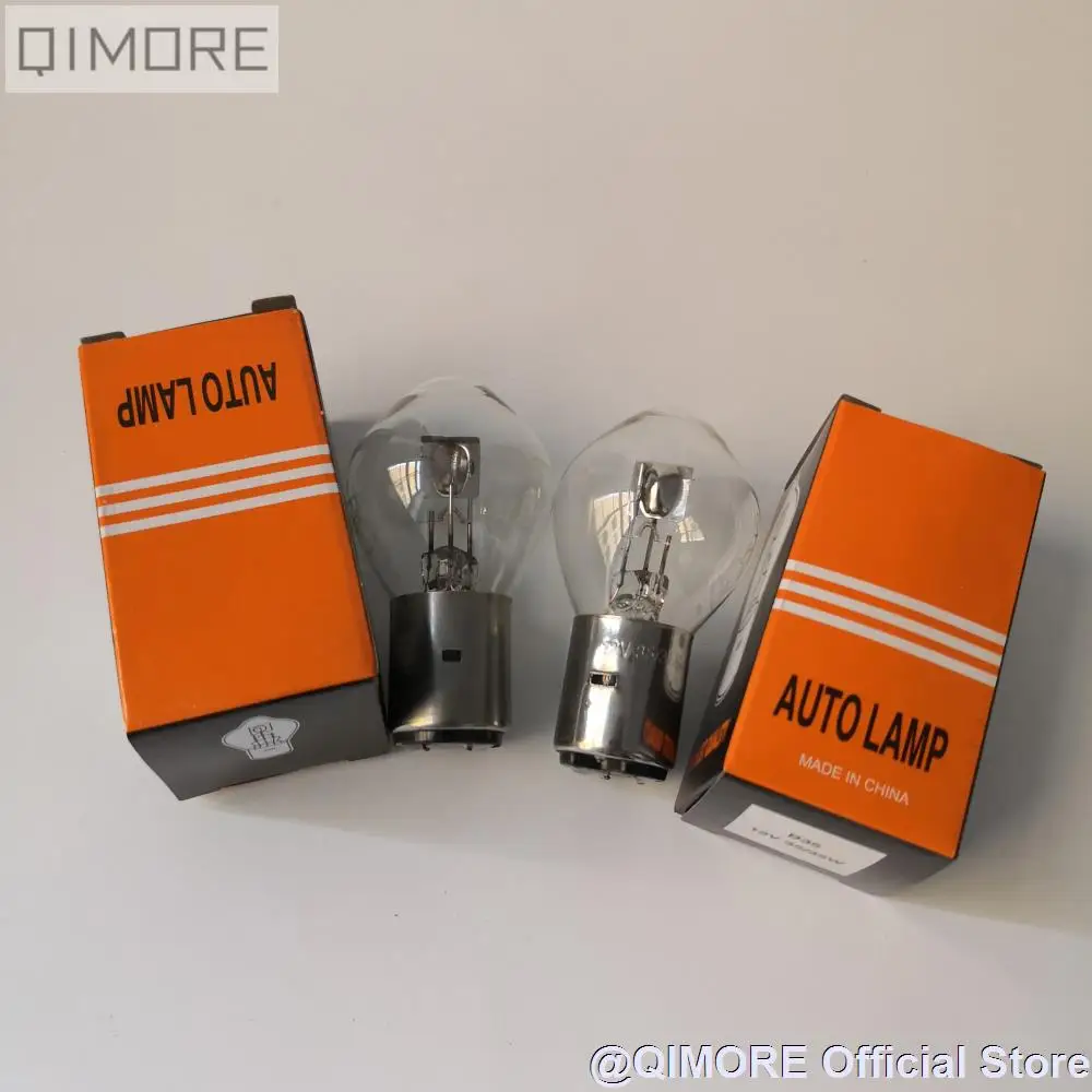2 шт. лампа для скутера мопеда мотоцикла S2 B35 BA20d 12 в 35/35 Вт|bulb ba20d|bulb 12vbulb 12v 35w |