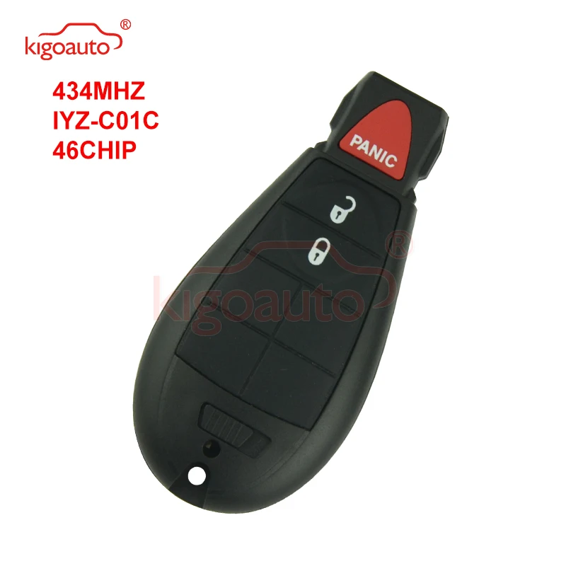 Kigoauto #0 фобик ключа 434 МГц фотосессия для Chrysler 2008 2009 2010 2011 2012 Town & Country 300|Ключ от авто|