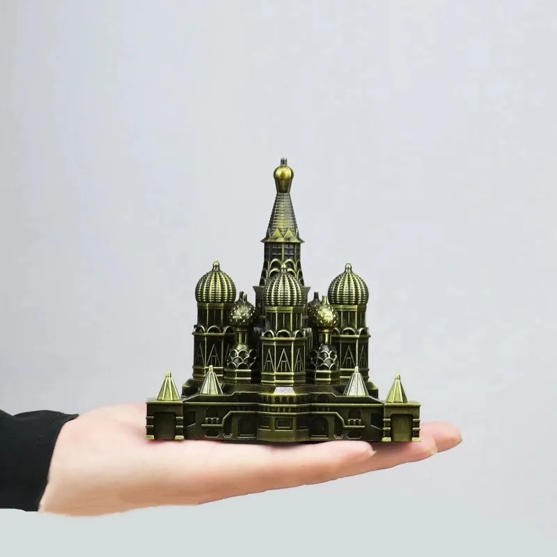 Металлическая Бронзовая статуэтка для Кремля в стиле ретро винтажное украшение