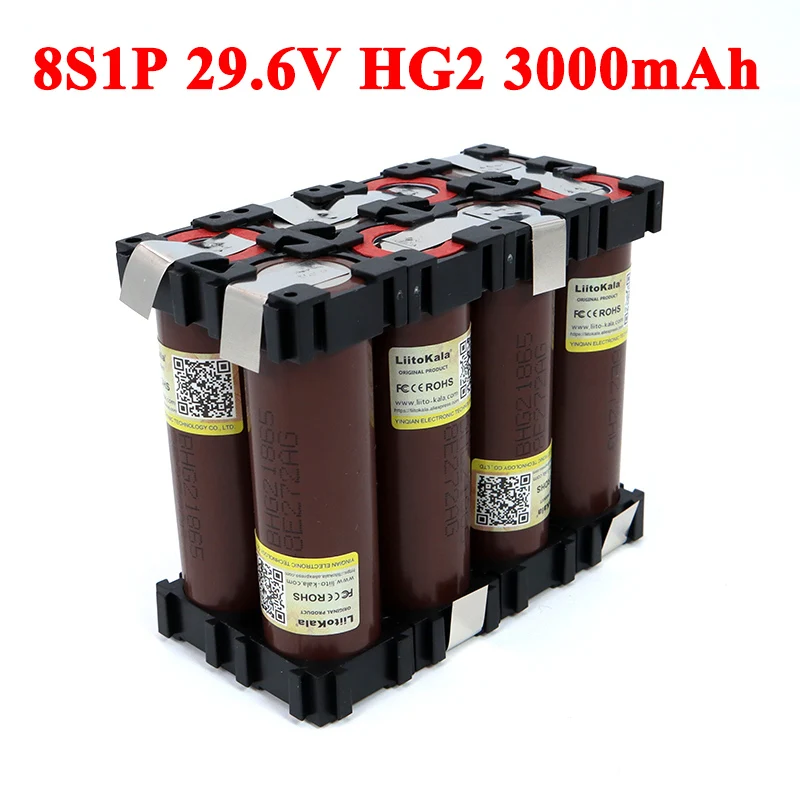 Liitokala 18650 HG2 5S 6S 8S 3000mAh 20 amps 18V 21V 25 2 V 29 6 для отвертки|Перезаряжаемые батареи| |