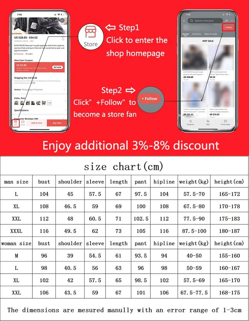 

Autumn and winter coral Plush thickened couple pajamas men's and women's home wear long sleeve suit