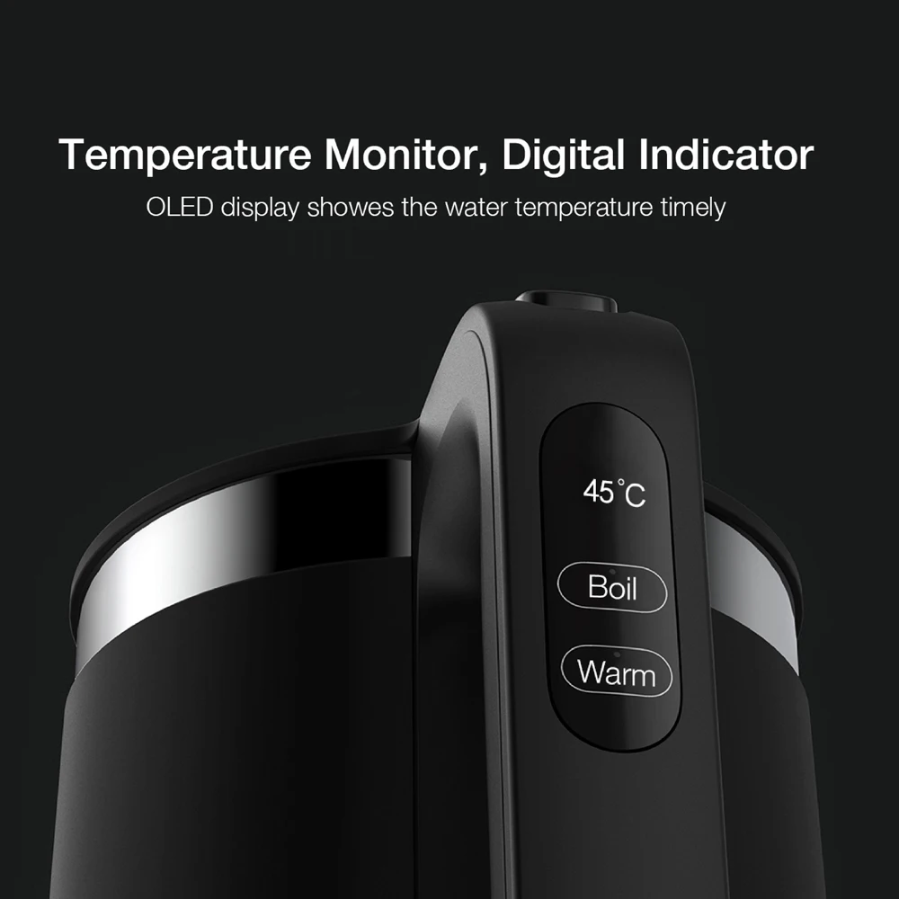 VIOMI постоянного Температура Электрический чайник Pro YM-K1503 1.5L 1800W Смарт-устройство