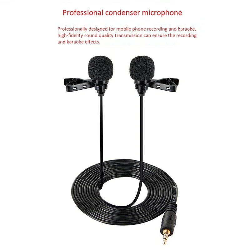 Лучшие предложения петличный микрофон клип на воротник рубашки Микрофон