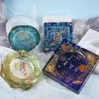 Коробка для хранения силиконовая форма пепельница смола Форма Сердце квадратная форма для DIY Смола УФ кристалл эпоксидная смола ремесла Кристалл пепельница домашний декор