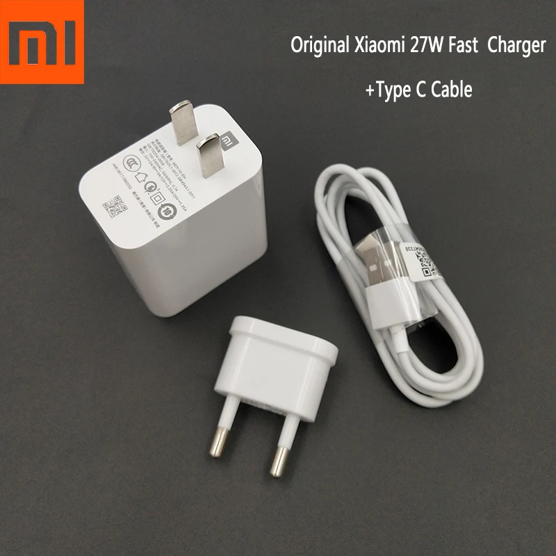 Оригинальное быстрое зарядное устройство XIAOMI Mi 9 27 Вт QC4.0 кабель быстрой зарядки