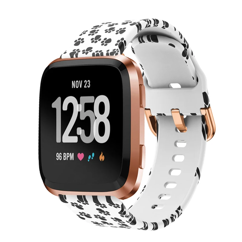 

Watch Band for Fitbit Versa 2 Strap Print Silicone Wrist band Replacement Bracelet for Versa Lite Bracelet Versa Band Blaze