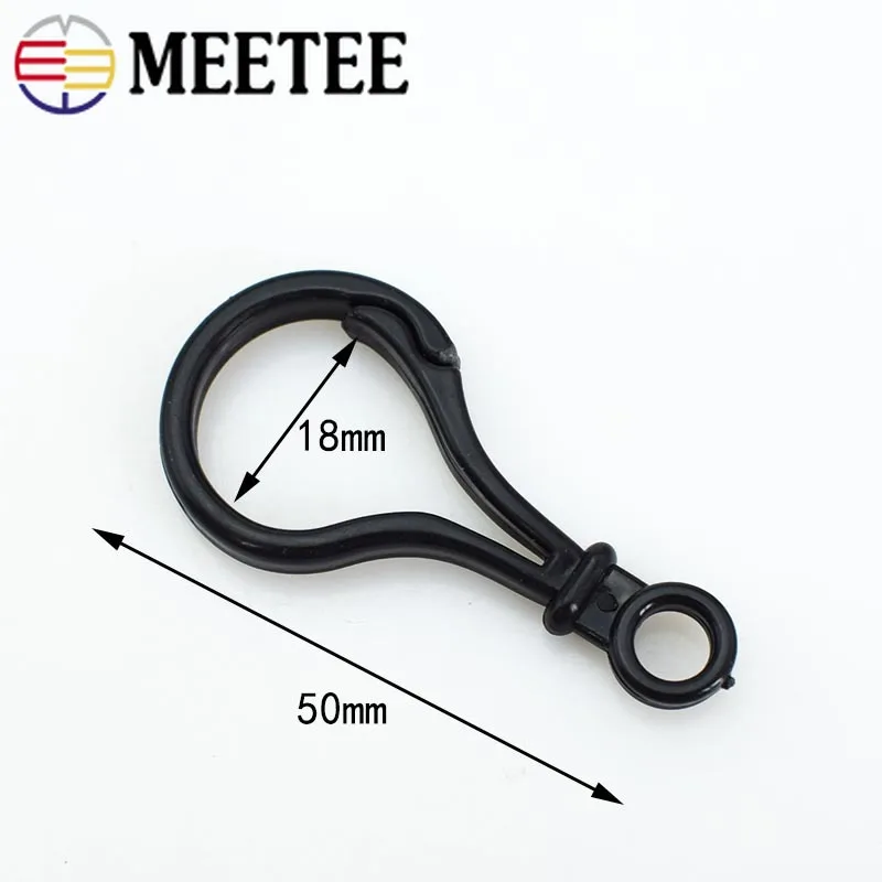 Пластиковые застежки Meetee 50 шт. застежки-карабины сделай сам для игрушек зажимы