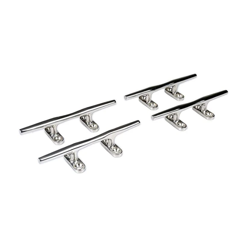 

4Pcs 316 Stainless Steel Light Claw Rope Bolt 6 Inch Yacht Bollard Round Rope Bolt Yacht Accessories