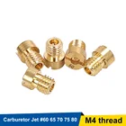 Карбюратор гоночный карбюратор, основная насадка M4 Thread #60 65 70 75 80, для мотоциклов 50 куб. См60 куб. См80 куб. См, 5 шт.компл.