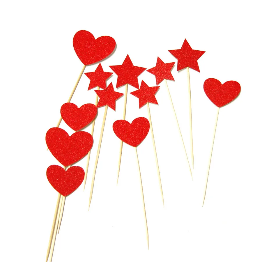 С днем первого дня рождения украшения торта Топпер золотые для кексов День