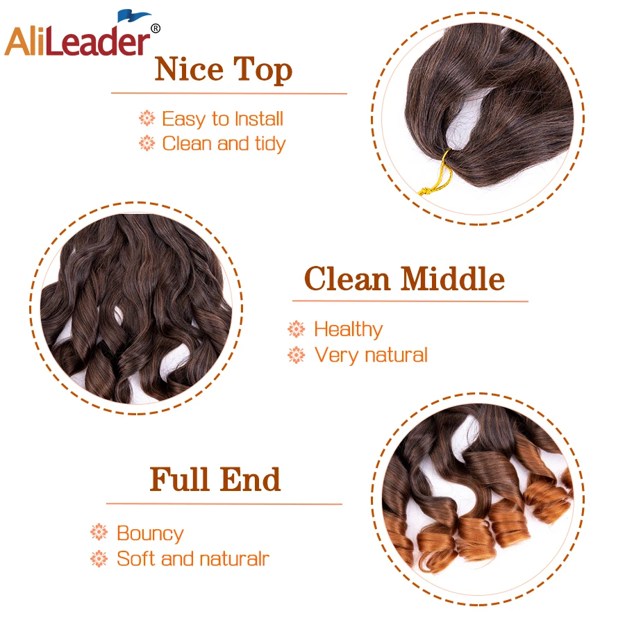 Свободные волнистые волосы для плетения крючком 22 дюйма свободные искусственные