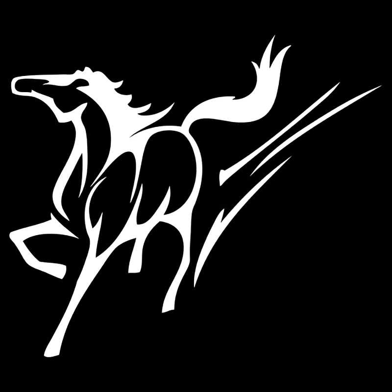 

наклейки на авто лошадь бежит водонепроницаемые наклейки на машину наклейка для авто автонаклейка стикер этикеты винила наклейки стайлинга автомобилей украшения на бампере автомобиля заднее стекло