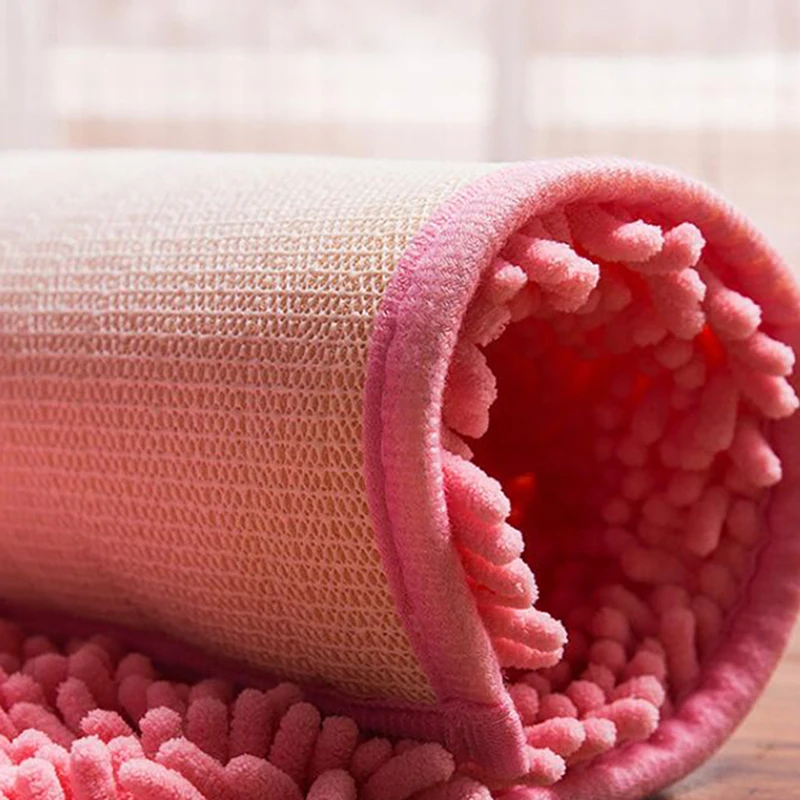 Горячая Распродажа шенилловый ковер нескользящий коврик для ванной комнаты с