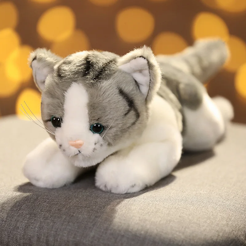 

32cm soft cute simulation tiger transforms into a cat doll cartoon plush toy baby sleeping comfort toy creative home decoration