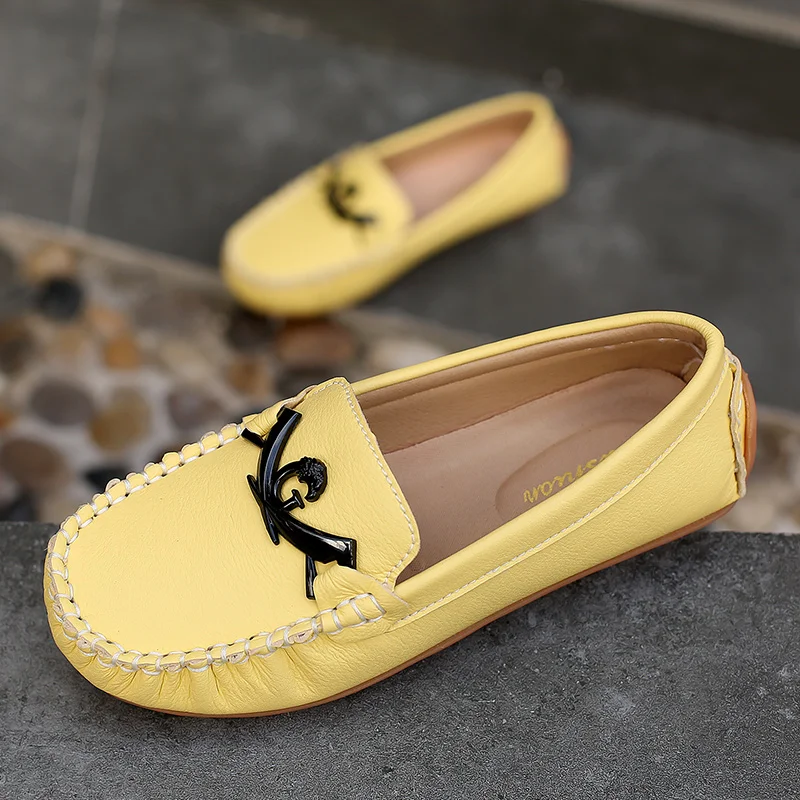 PINSEN 2019 весна осень обувь для мальчиков детей на плоской подошве удобная кожаная