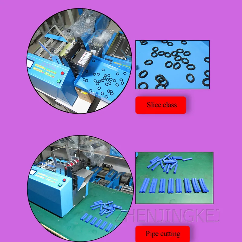 

Fully Automatic Pipe Cutting Machine Silicone Tube Slicer Cutting Machine Tape Cutting Machine Machine Accessories Processing