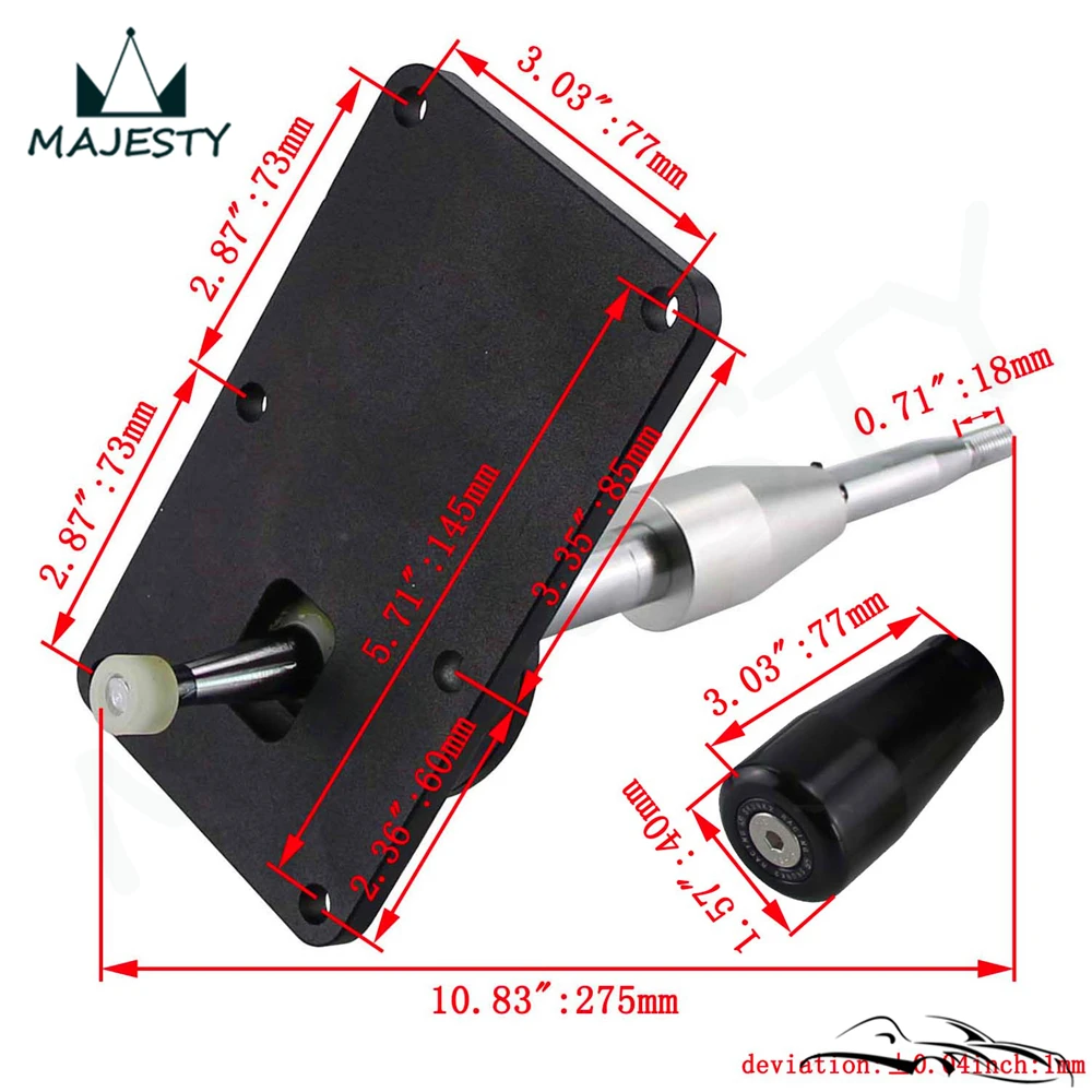 Короткоходный переключатель передач с ручкой переключения подходит для Nissan S13 S14