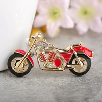 creative design small motorcycle brooch pin for women men mini fashion sweater brooch baby pin