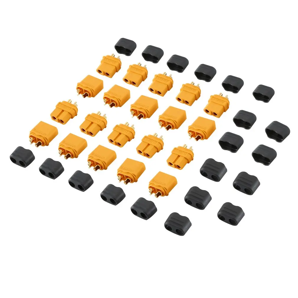 10 пар разъемов Amass XT60H штекер и штекеры с оболочкой для радиоуправляемого