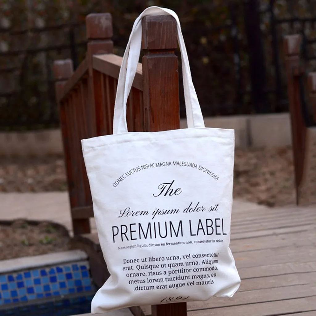 Сумка женская холщовая с надписью модный мессенджер на плечо вместительный тоут