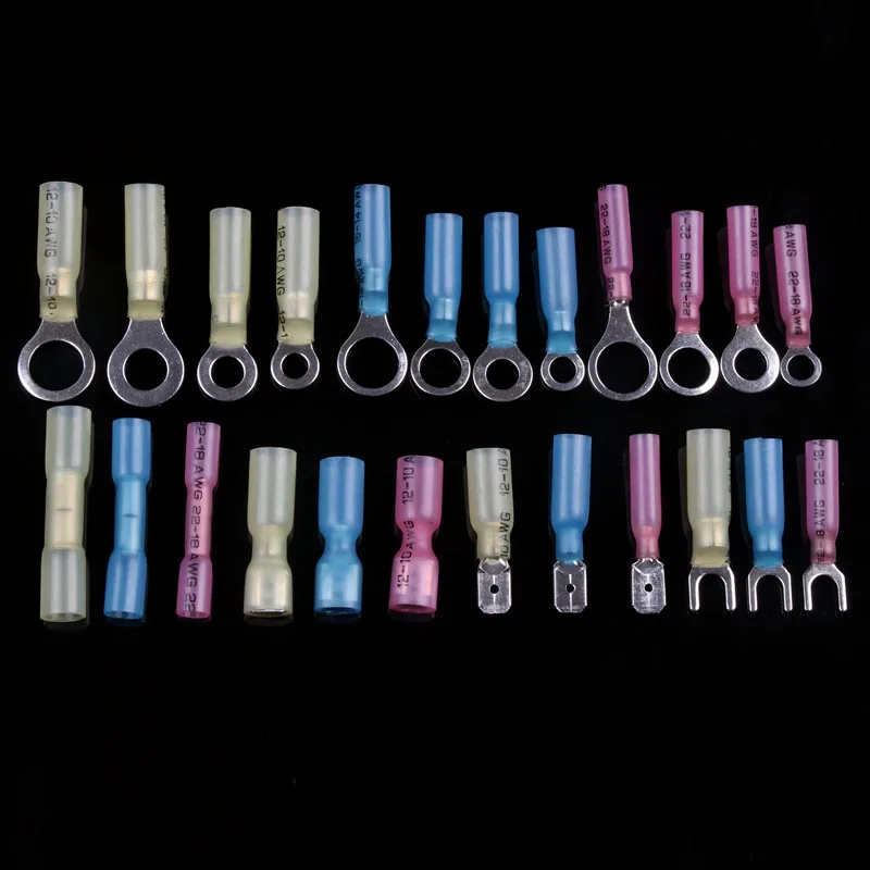 240 шт. водонепроницаемый термоусадочный обжимной автомобильный набор клемм