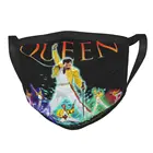 Цветная королева Фредди Меркьюри, хлопковая с графическим принтом букв, красивый дизайн, новейшие интересные картинки, милая маска