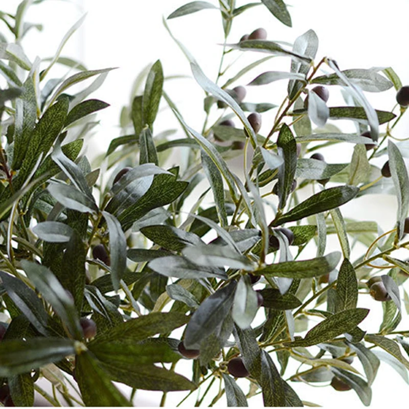 72 см искусственные ветки оливкового дерева в европейском стиле листья с