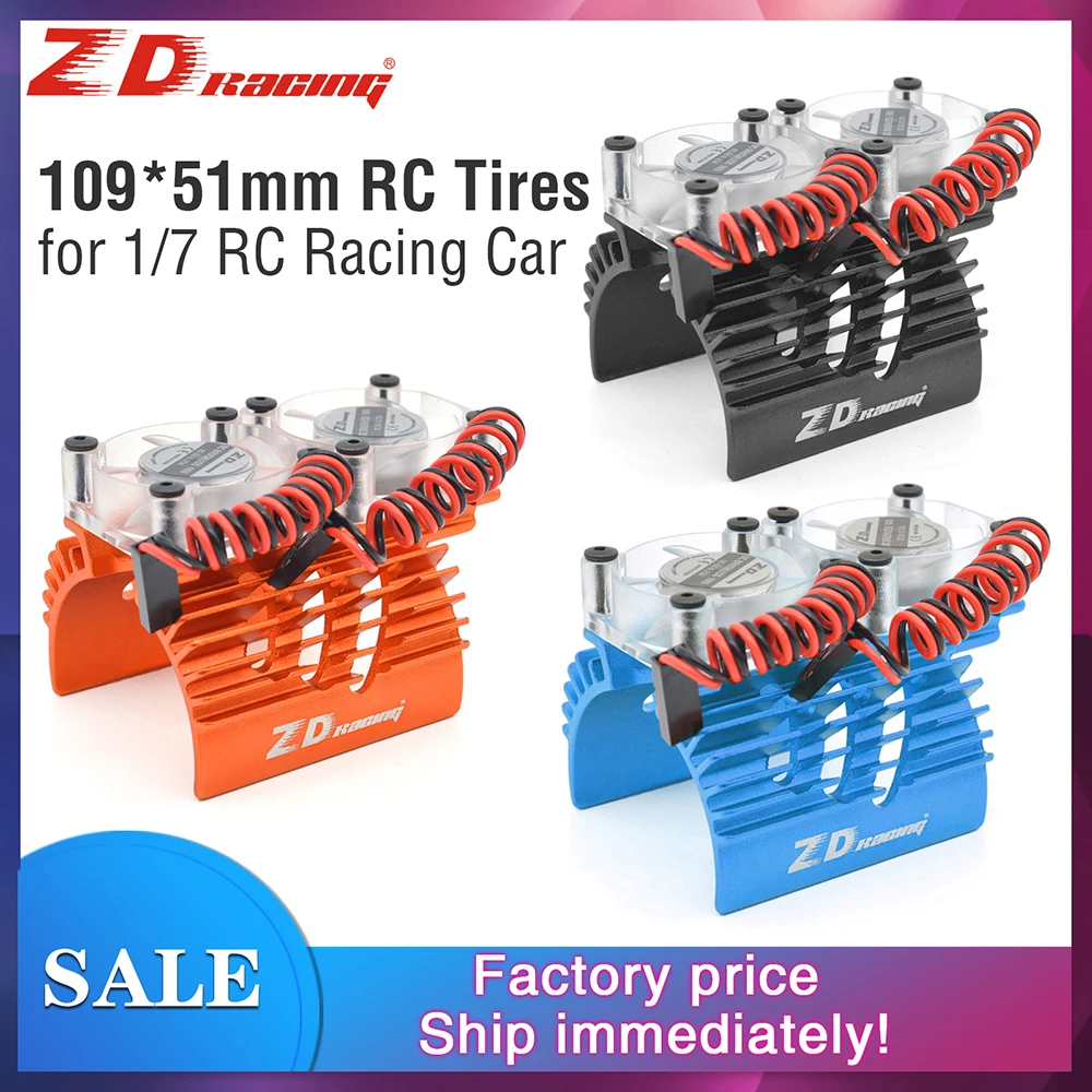 

RC Heatsink With High Speed Cooling Fan Part for Hobbywing 4268 4274 4092 1/8 1/10 RC Cars Motors
