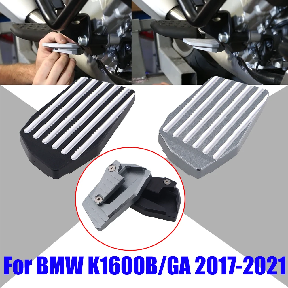 

For BMW K1600B K1600GA K 1600 K1600 B GA Grand America Accessories Rear Foot Brake Lever Pedal Enlarger Extension Peg Step Plate