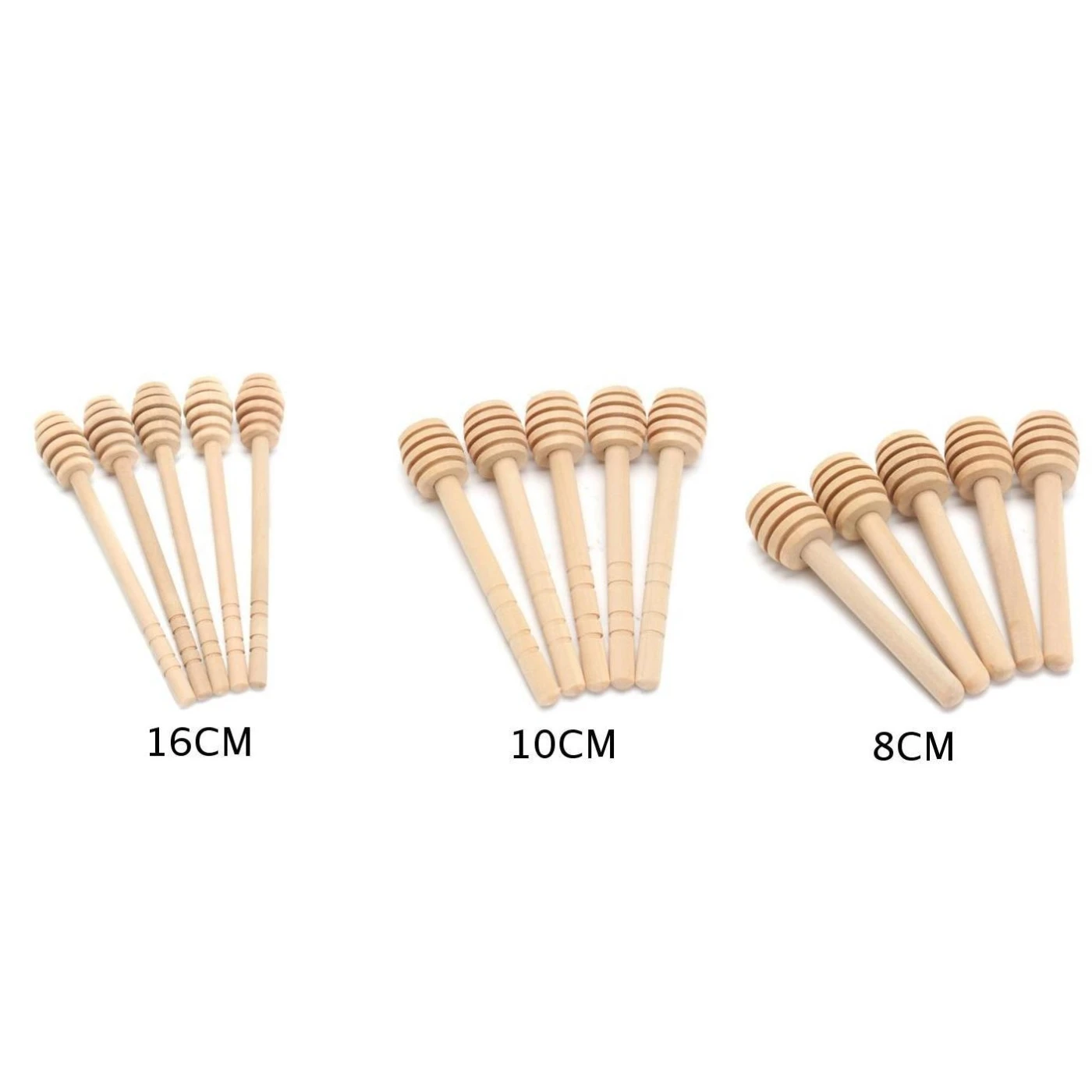 Деревянная палочка для перемешивания Мёд ковш Drizzler 8/10/16 см диспенсер всплеск бар