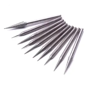 1020 шт., алмазная шлифовальная головка с хвостовиком 2,35 мм, 0,75-3,82 мм