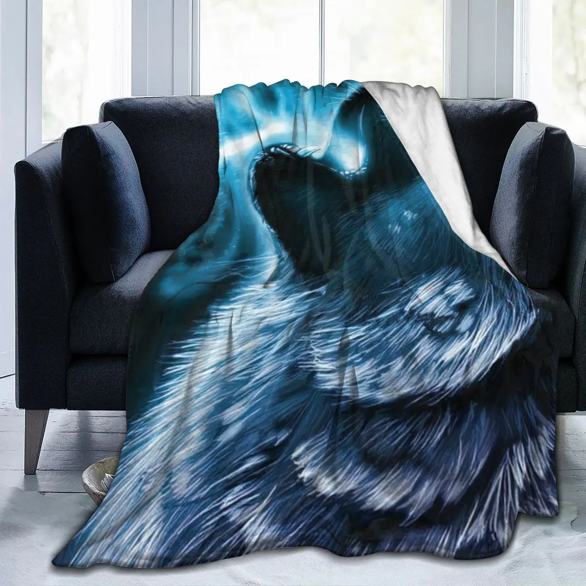 

Cartoon Animal Blanket Blanket Plaid Jigsaw Sublimation Cartoon Bedding Flannel Children's And Adult Bedroom Decor A1