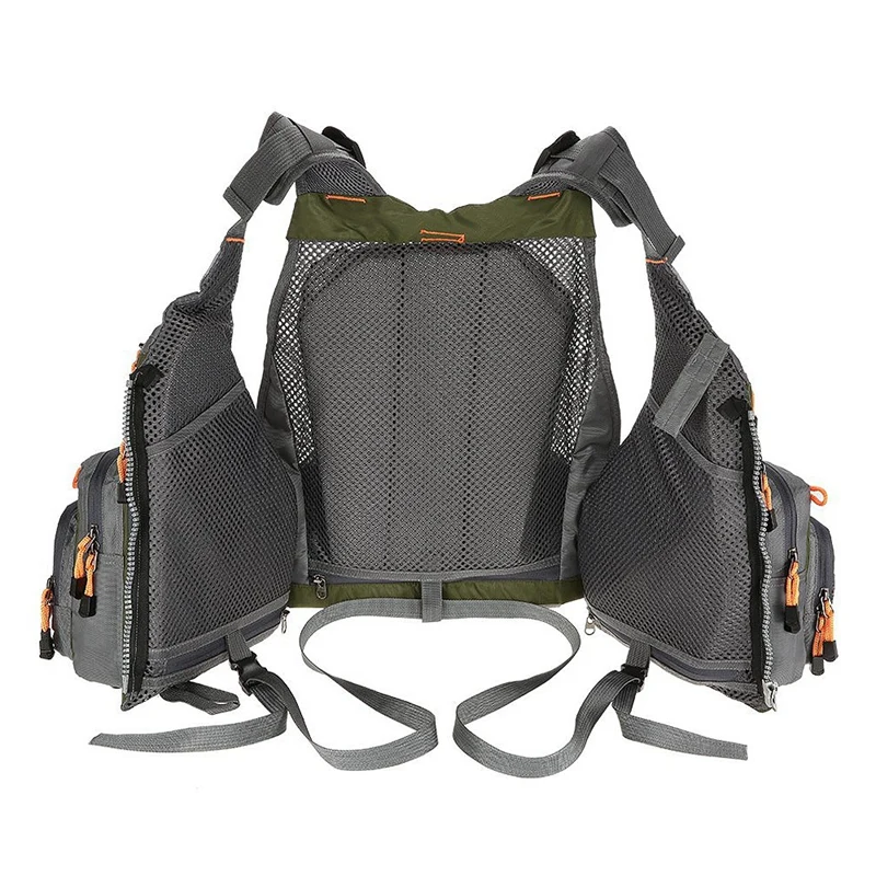 Fly Fishing Vest Breathable Padded Superior 209Lb Bearing Life Safety Jacket for Swimming Sailing Boating Kayak Flo | Спорт и