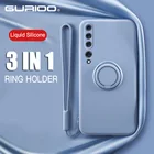 Чехол-накладка для Xiaomi Poco X3, Note 10 Lite, Redmi Note 10, 9, 8, 7, 9C, 9S Pro, K30, с магнитным кольцом-держателем