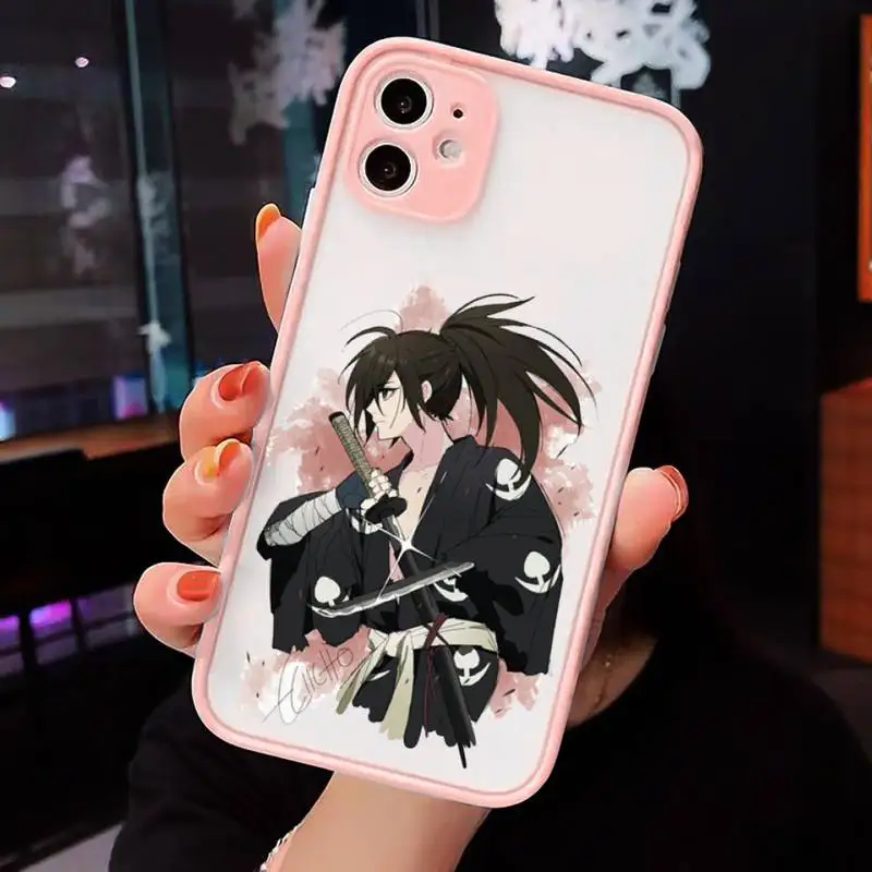 

Anime Dororo Hyakkimaru Phone Case Matte Transparent for iPhone 7 8 11 12 s mini pro X XS XR MAX Plus cover funda