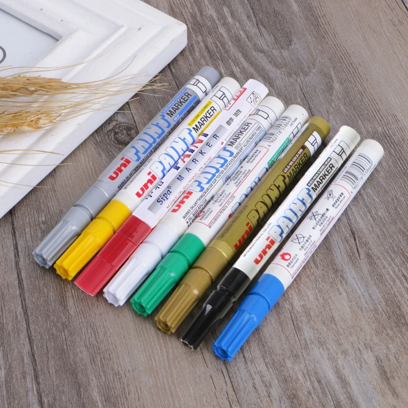 

Paint Marker Pens Fine Tips Waterproof Art Permanent Oil Based DIY Craft Decor R66C