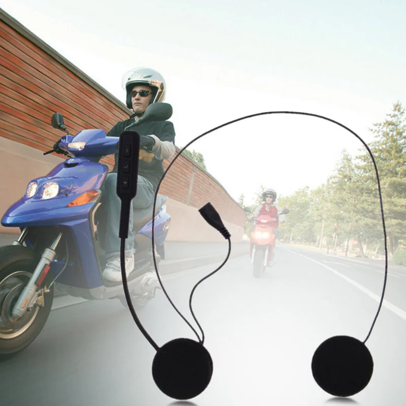 JaJaBor 1St Gen Bluetooth 5,0 моторная Беспроводная bluetooth-гарнитура мотоциклетный шлем Наушники Громкая связь музыка MH01