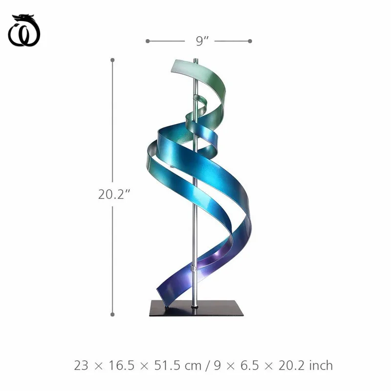

WU CHEN LONG Abstract Ornament Iron Sculpture Art Modern Metal Craft Table Desk Office Decor Contemporary Home Decoration R6205
