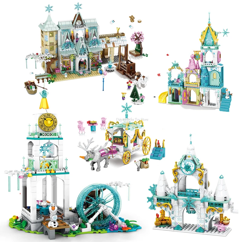 Конструктор Холодное сердце Disney Эльза принцесса девочка сказочная лед и снег