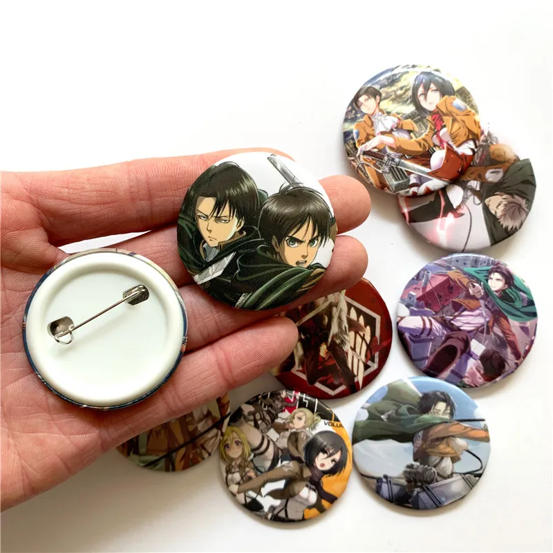 10 шт./компл. Japan Anime Attack on фигурка Титан значки заколки брошь нагрудное украшение