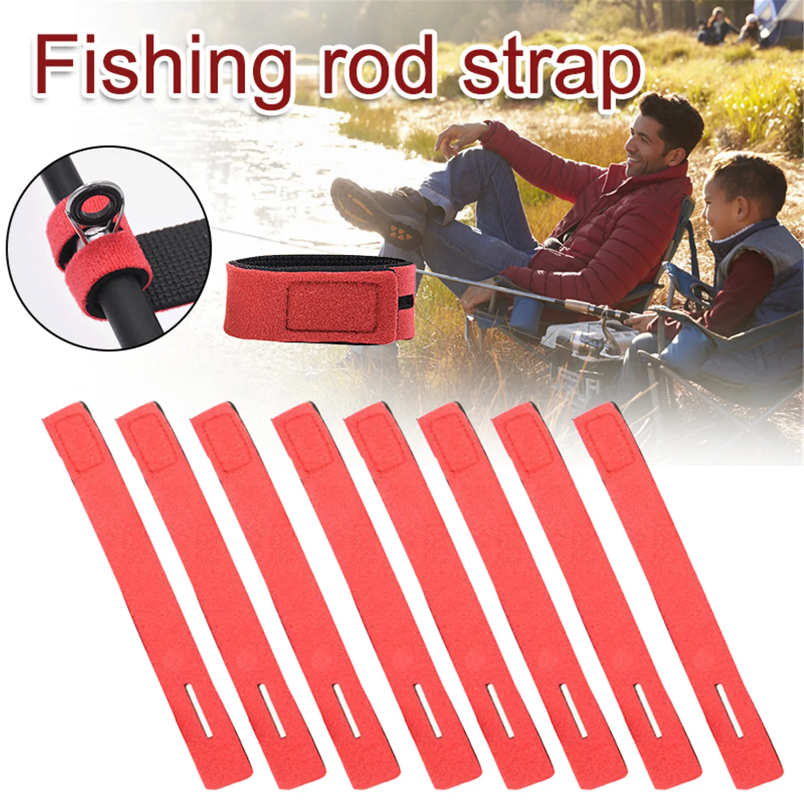 Ремень для удочки многоразовый 8 шт. | Спорт и развлечения