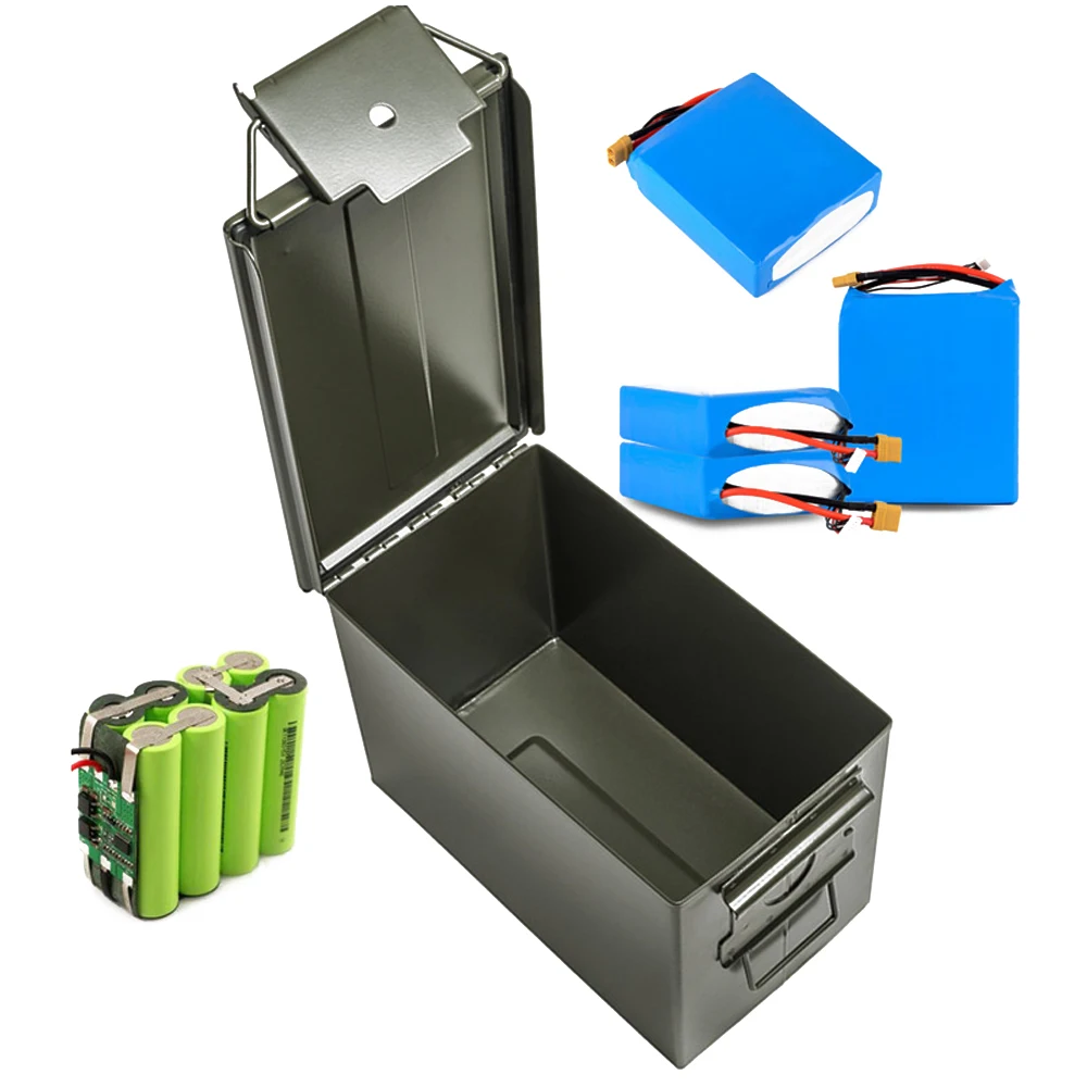 Fireproof RC Model Lipo Battery Safety Protective Storage Case Explosion Proof Box Handheld Iron Case Waterproof Seal Boxes
