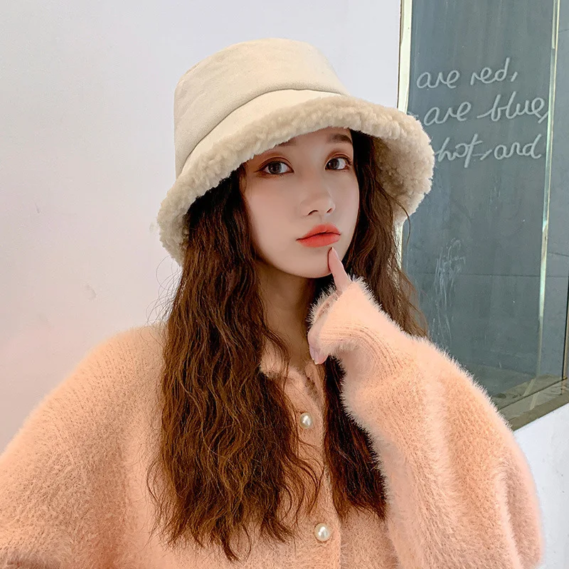 Панама Foux женская Осень-зима-весна искусственная шерсть замша однотонная