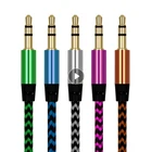 Позолоченный штекер 3,5 мм, штекер-штекер, прочный практичный аудиокабель для IPhone, Samsung, автомобиля, Xiaomi, наушников, динамиков