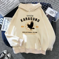 2022 hot japanese anime haikyuu hoodies men funny karasuno fly high graphic streetwear winter warm fashion unisex sweatshirts